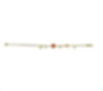 ภาพขนาดย่อ: สร้อยข้อมือทอง 99.99 ดอกไม้ลงยาส้ม  ( flower enamel  bracelet )