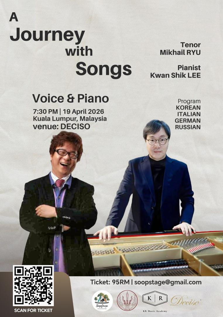 [2026] A Journey with Songs – Voice & Piano Recital
