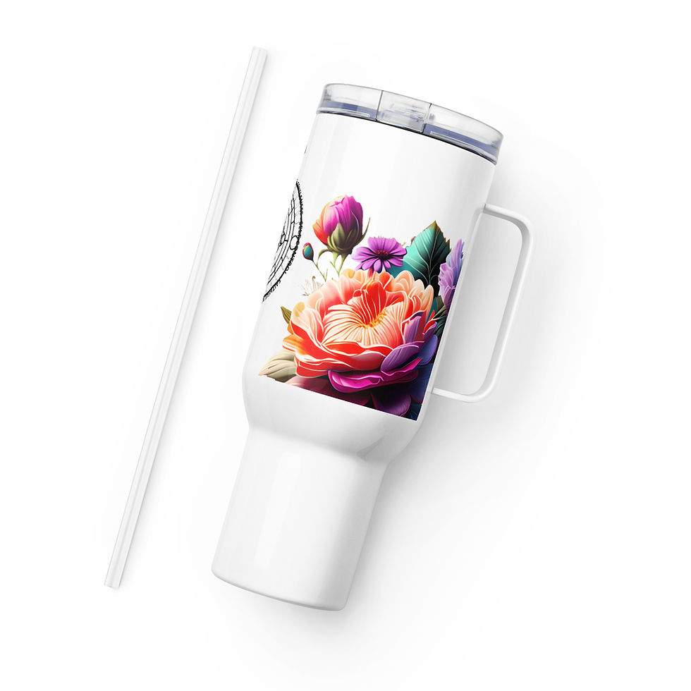 Thumbnail: FRUIT OF THE SPIRIT Travel mug with a handle