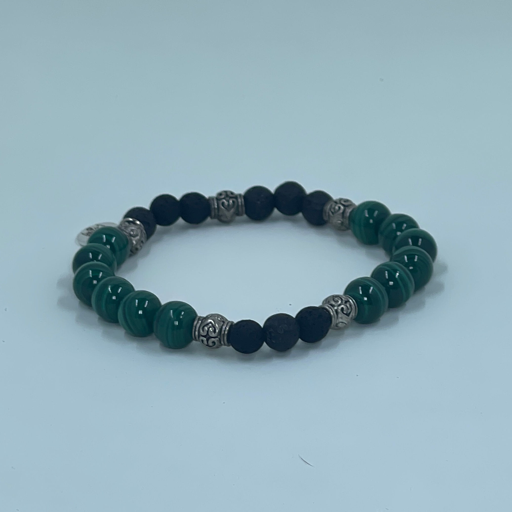 Malachite & Lava Rock