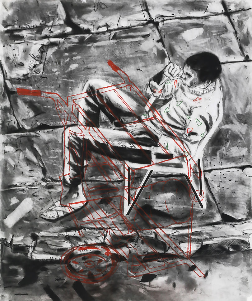 2021_estamos_abertos_2_esquina_carvao_e_pastel_seco_sobre_papel_100x90cm_esq_100x90cm_dir_