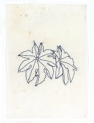 Topofilias _2, 2021 Costura sobre papel de chá 15 x 10 cm Caroline Veilson.png