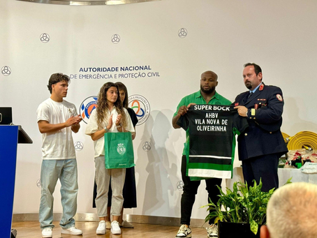 Fundação Sporting em articulação com a ANEPC entregam kits de material técnico aos Bombeiros de Vila Nova de Oliveirinha