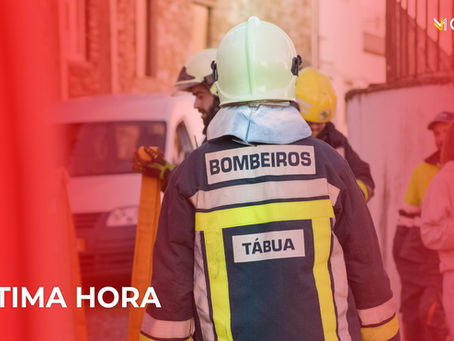 Incêndio habitacional em Mouronho mobiliza bombeiros. Há a registar dois feridos