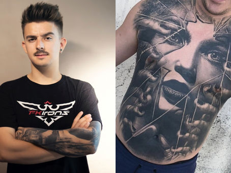 Tatuador Tabuense conquista 3º lugar na Le Mondial du tatouage - Paris