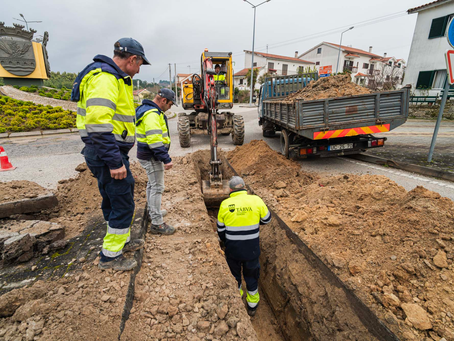 Intervenção na rede de águas beneficia infraestrutura urbana em Tábua