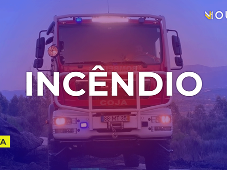 ALERTA: Incêndio florestal em Coja mobiliza bombeiros