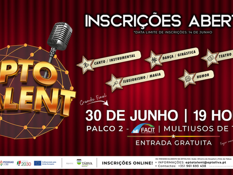 INSCRIÇÕES ABERTAS: Concurso "EPTO TALENT" procura talentos na região
