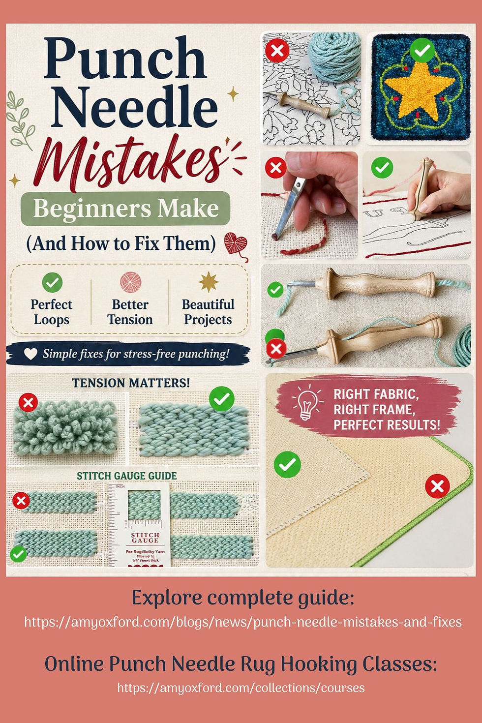 Punch Needle Mistakes Beginners Make