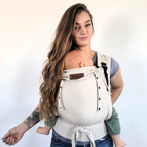 Didymos Didyflow Babytrage im Design Zimt