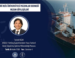 Piri Reis Üniversitesi Mezunlar Derneği, "Mezun Söyleşileri" serisinin yeni konuğu olarak Tansel Uçak'ı ağırlıyor.