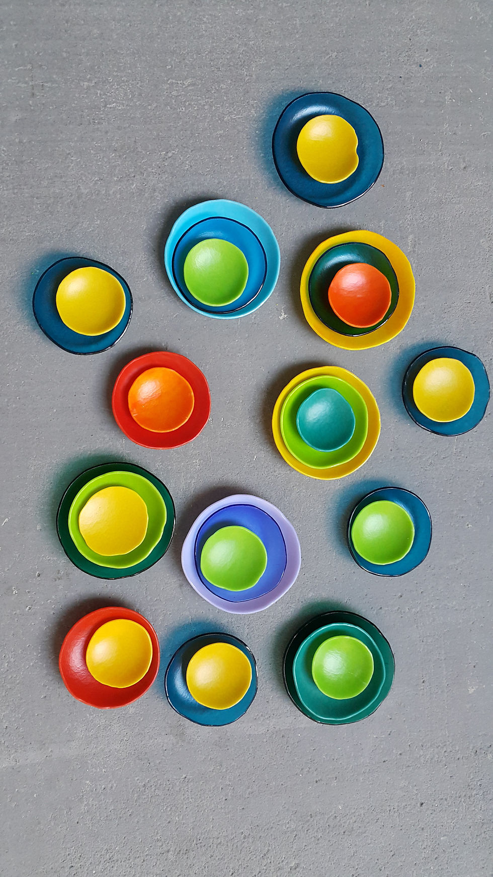 PETAL PLATES - Satin petal plates