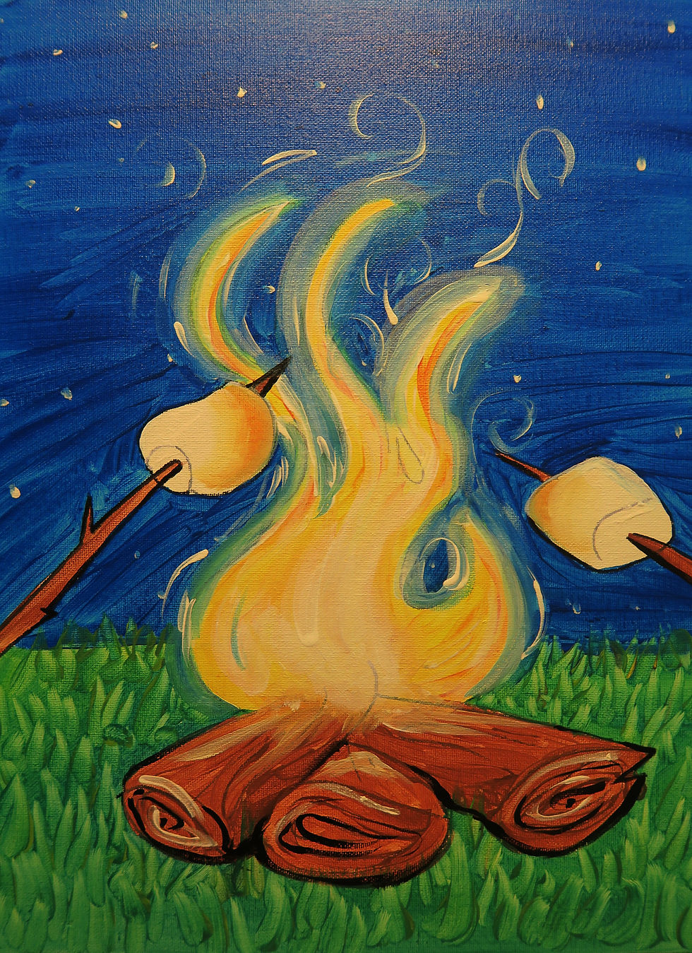 Roasting-Marshmellows