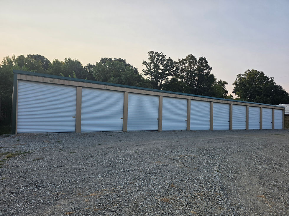 We have boat storage, covered parking and open parking spaces