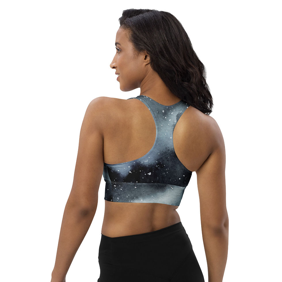 Thumbnail: Recycled Longline Sports Bra