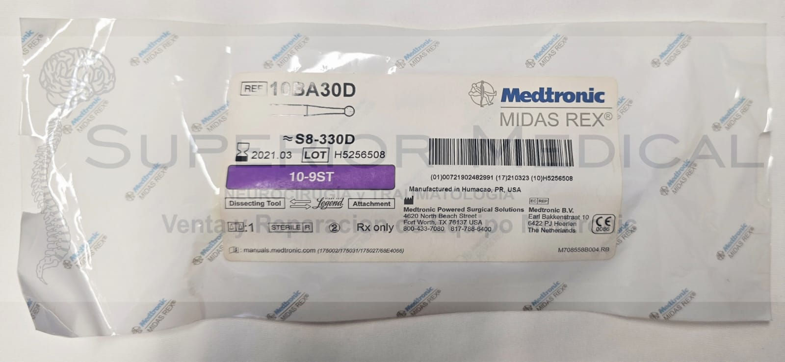 Fresa Medtronic 10BA30D (CADUCADA)