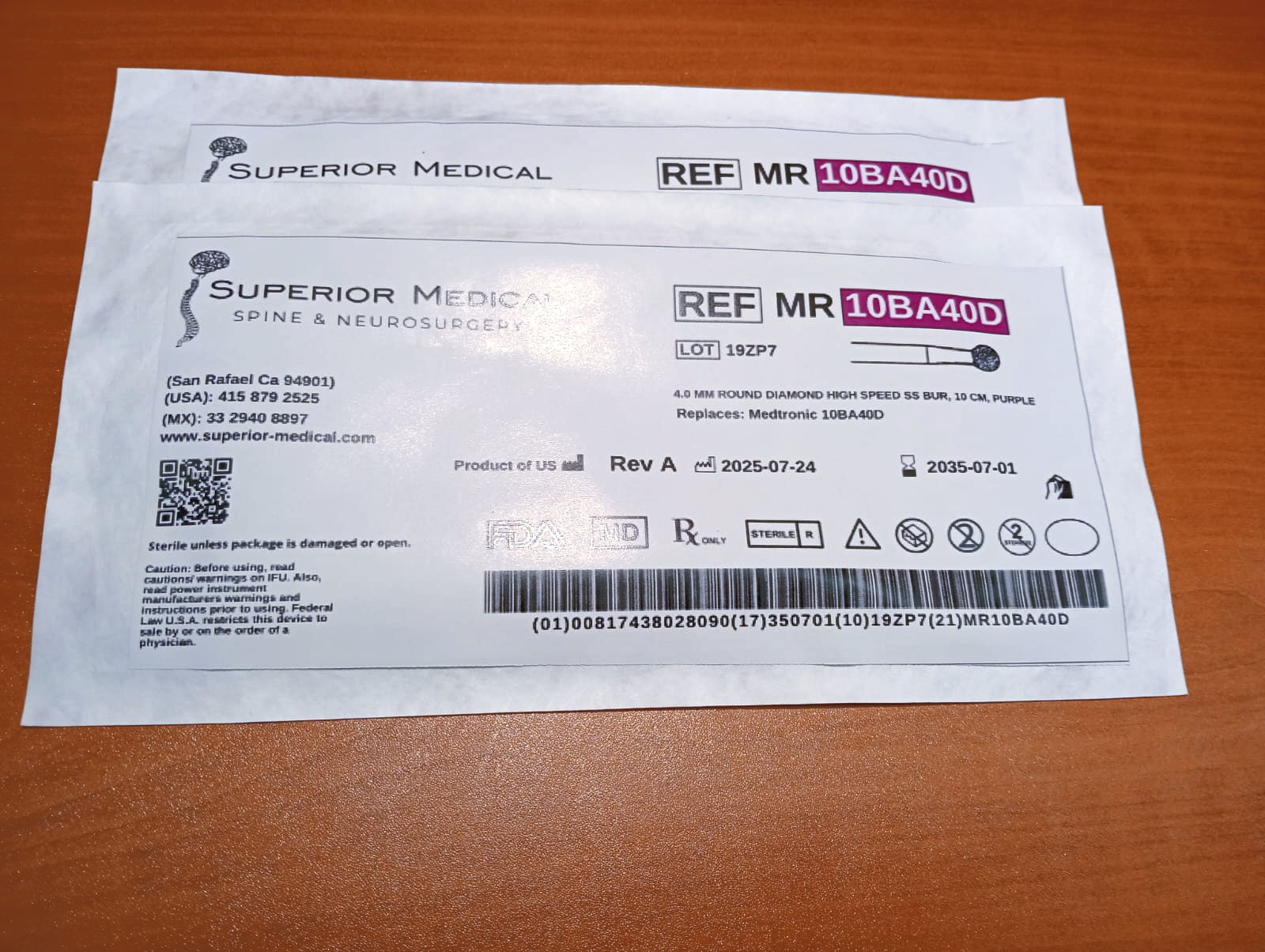 Fresa Genérica 14BA40D vigencia 10 años