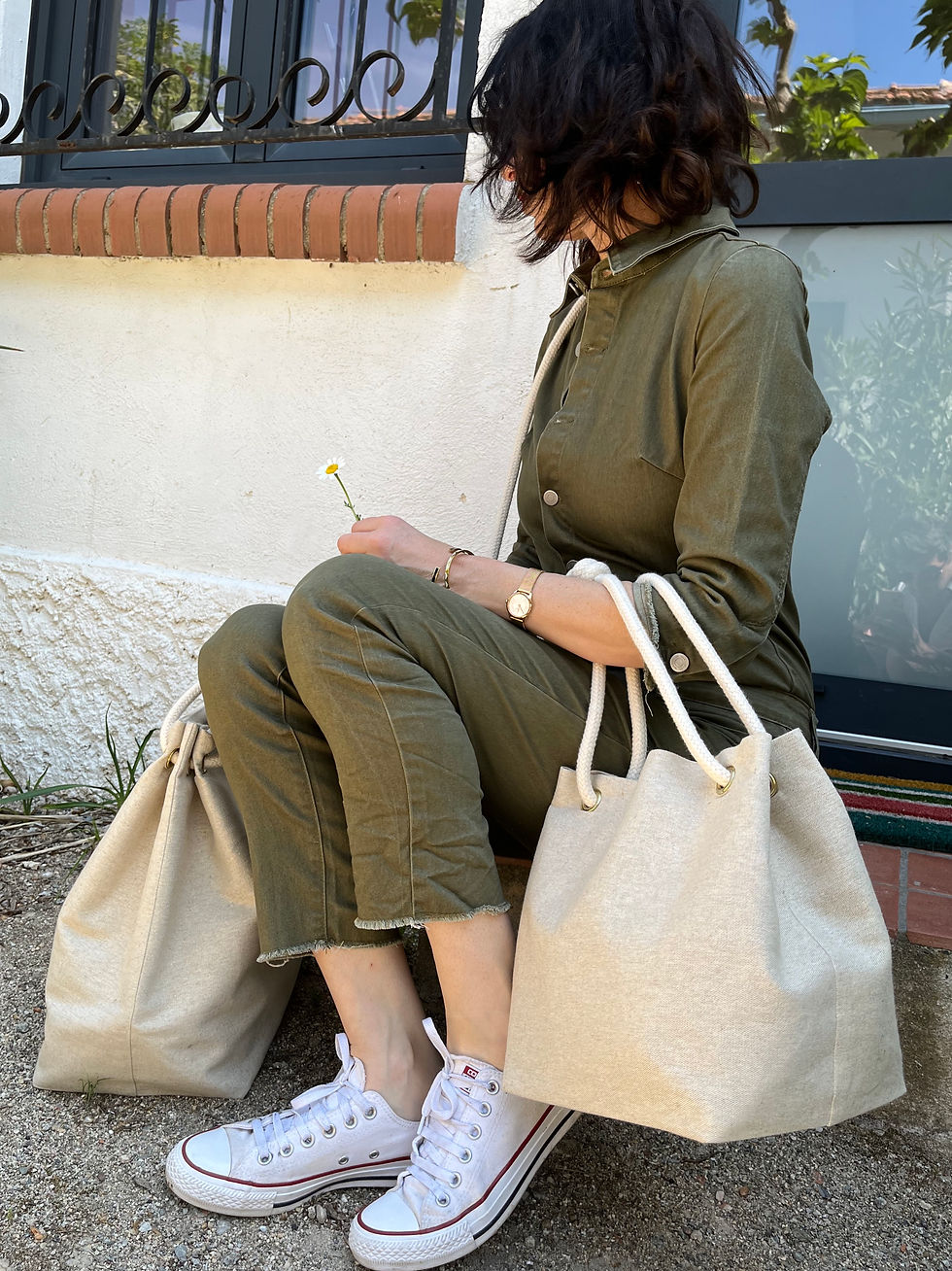 Sac Boule - Coton et Lin