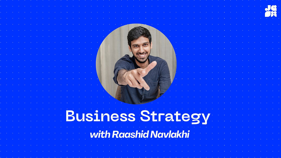 Business Strategy with Raashid Navlakhi