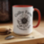 Thumbnail: Colby Farm Sunflower Accent Color Coffee Mug (11/15oz)