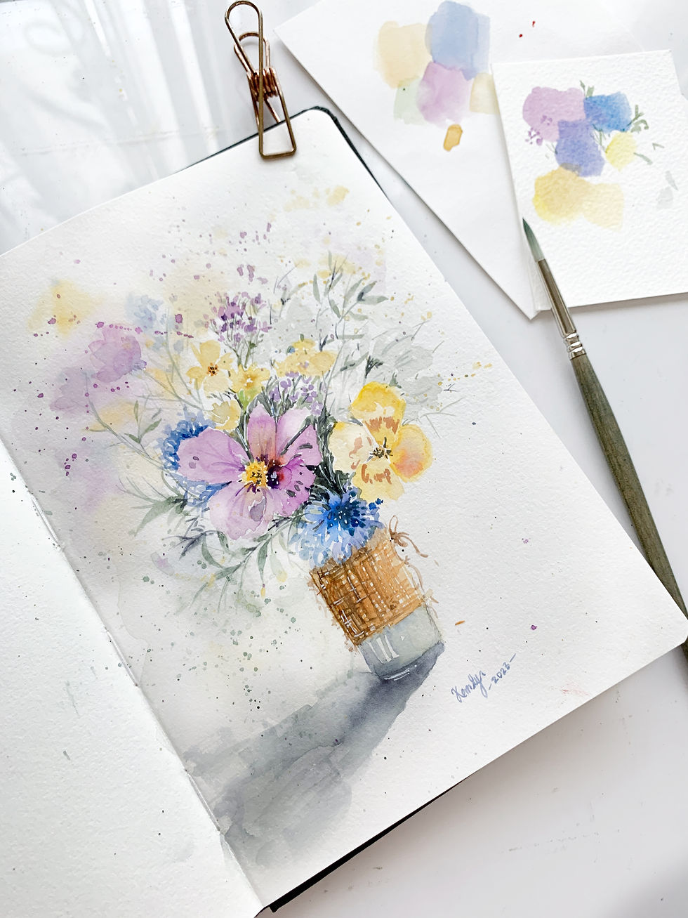 Thumbnail: Botanical Bliss: Still Life Painting With Fresh Blooms