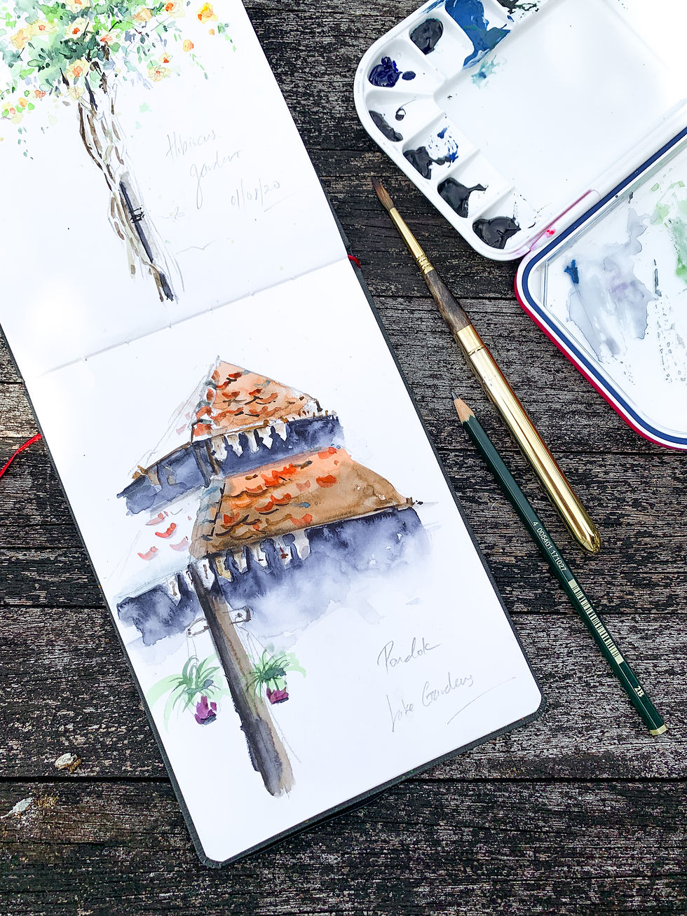 Thumbnail: En Plein Air Watercolor Workshop: Outdoor Painting in Nature