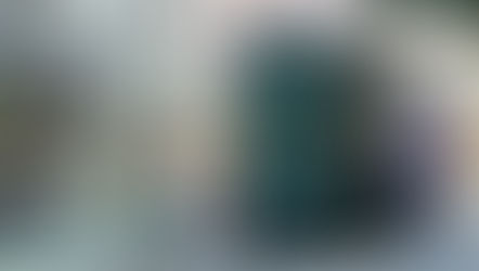 Hong Kong Immigration - Green double-decker tram with passengers on a city street, next to a purple tram. Buildings and cars in the background, text in Chinese visible.