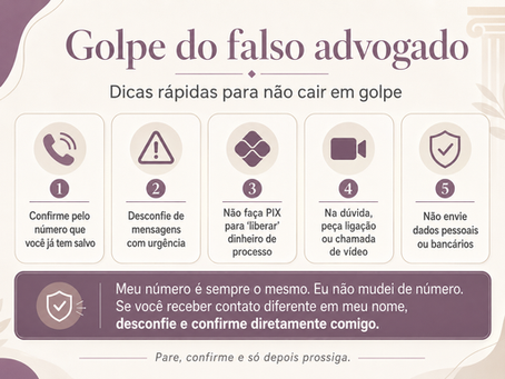 Golpe do falso advogado: dicas para identificar mensagens falsas e evitar prejuízos