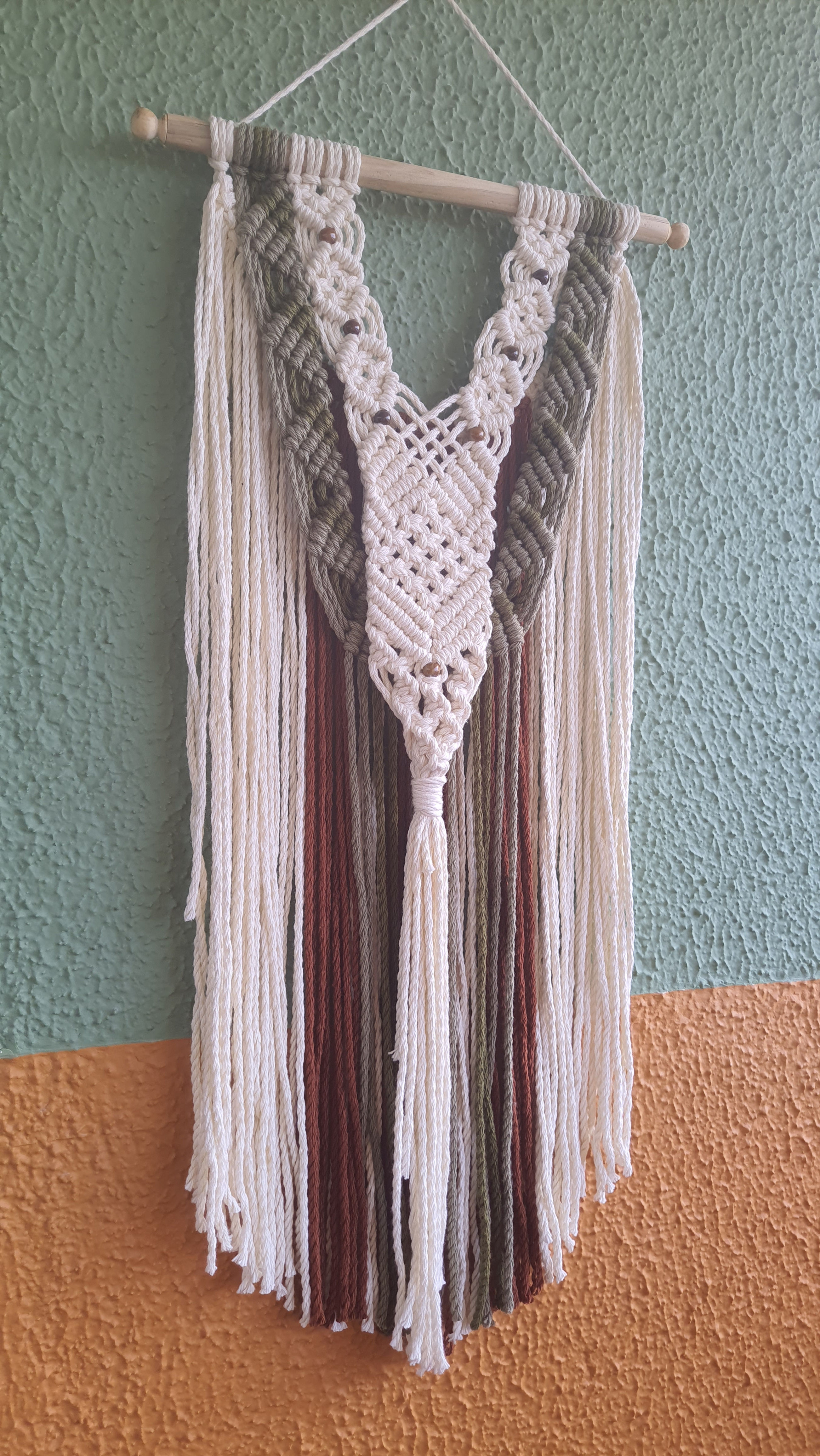 Painel Macramê Bosque