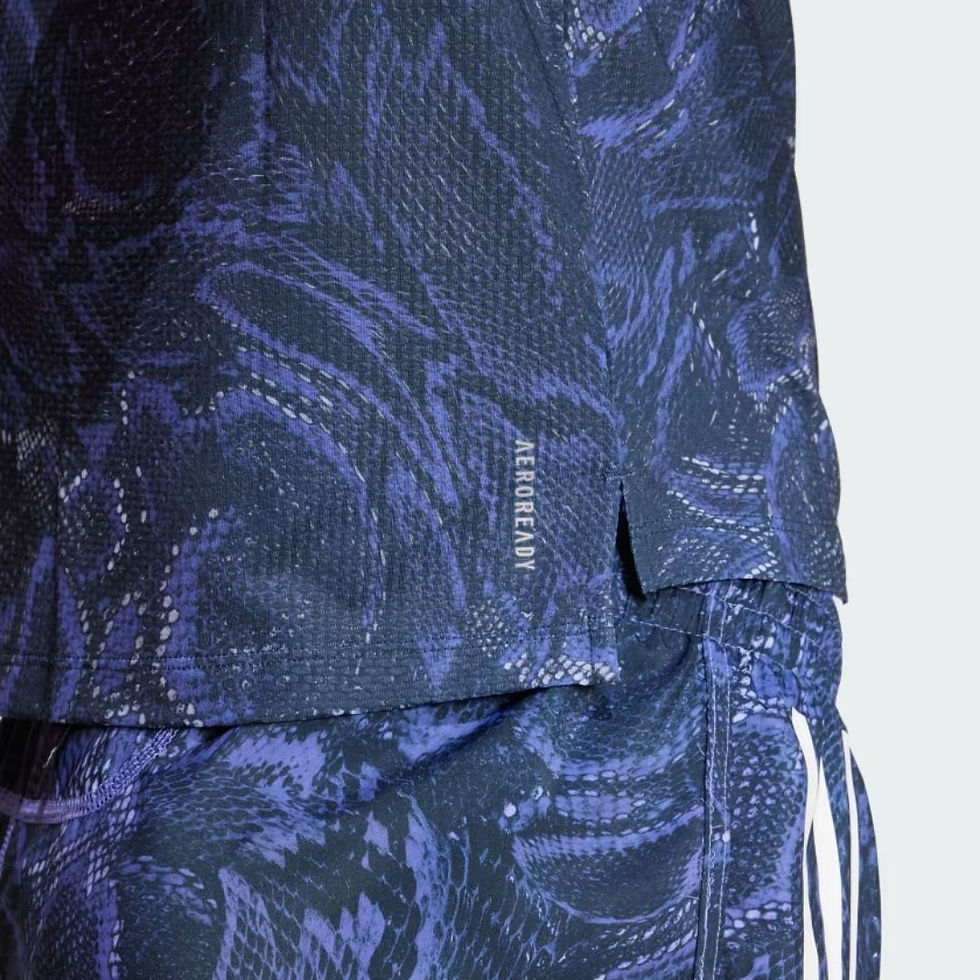 Thumbnail: Own the Run Excite Allover Print AEROREADY Shorts