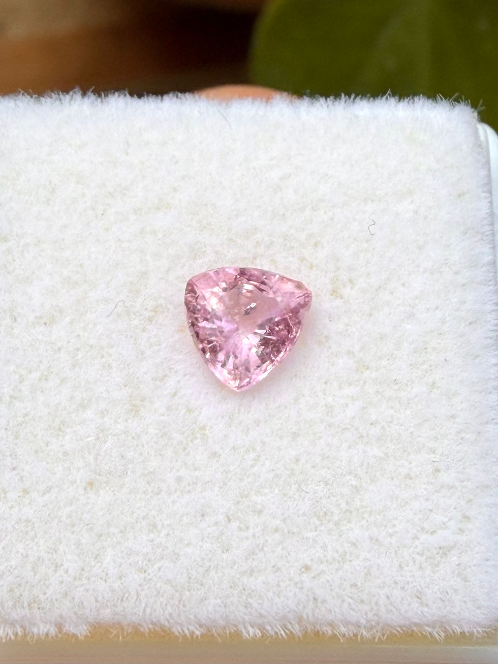 Miniatura: Turmalina Pink Baby 0.60ct. 5.5x3.4mm. Trillante. Mozambique