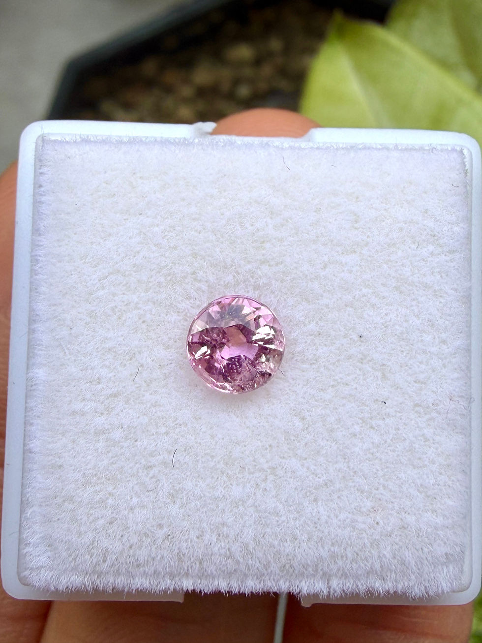 Miniatura: Turmalina Baby pink 0.70ct. 5.2mm diámetro. Mozambique