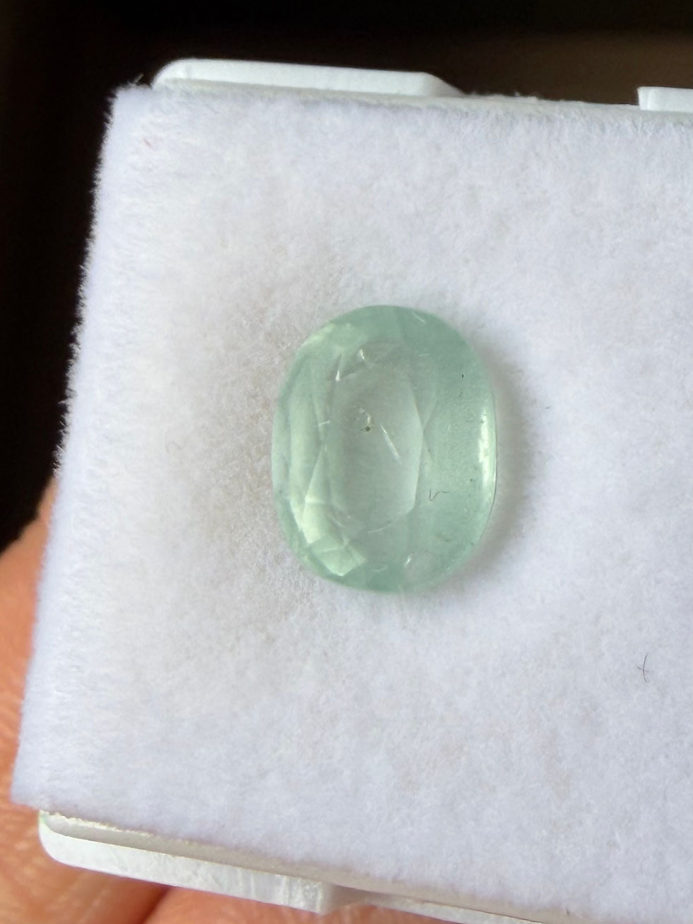 Miniatura: Aguamarina 2,29ct. 8.8x7.3x5.2mm. ovalado. Brasil