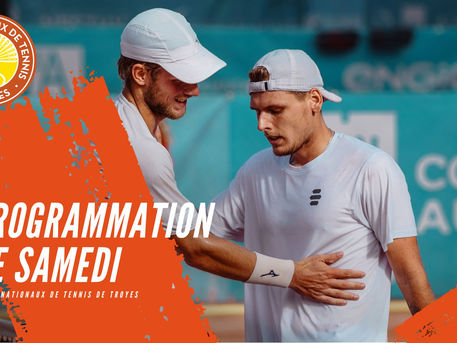 🎾 Programmation du Samedi 06 Juillet 2024