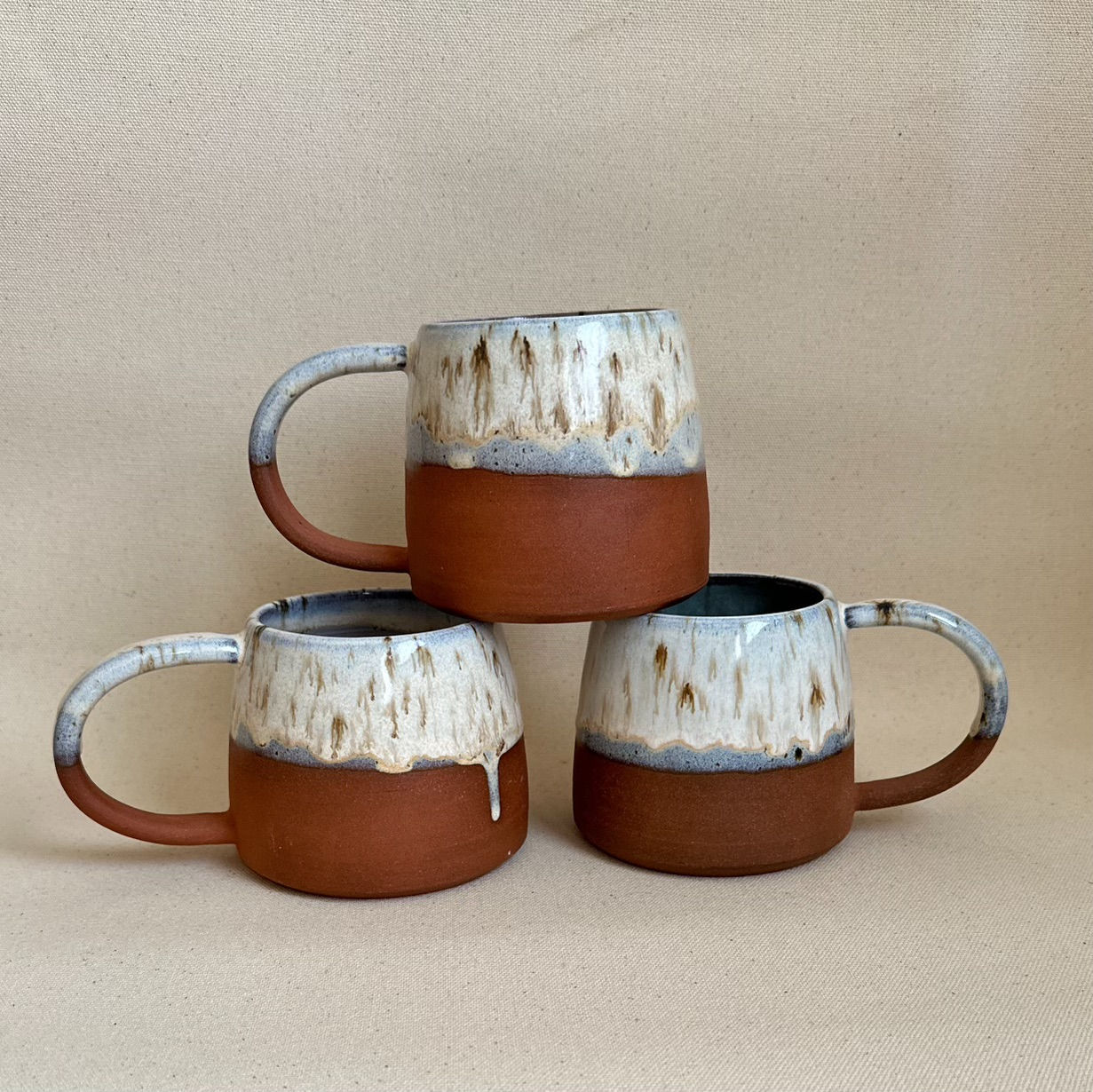 Red and River Birch Mug