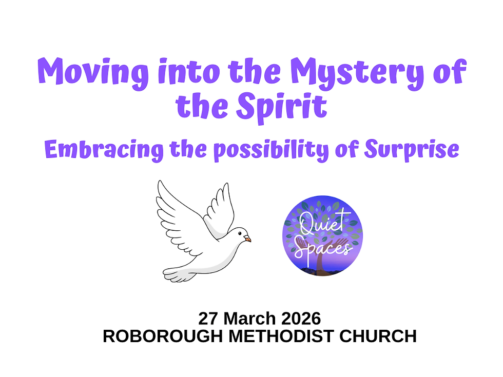 27 March 2026 Moving into the Mystery of the Spirit