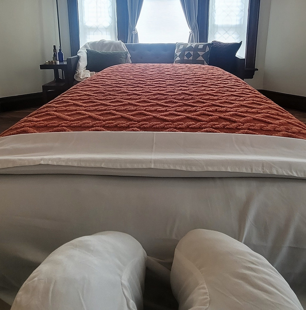 Massage treatment room at The Meridian Room in Springfield, Missouri