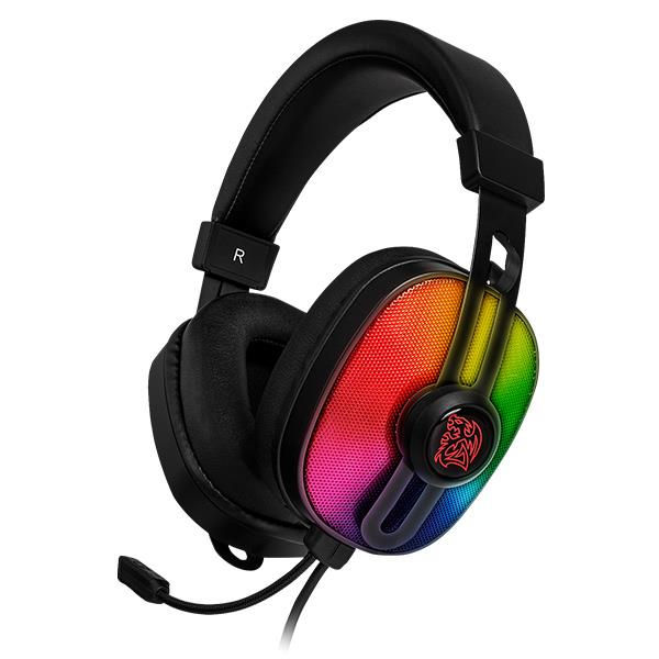 Headset Tt Sports Pulse G100/analog/rgb Led Ht-pls-anecbk-28Headset Tt Sports Pu