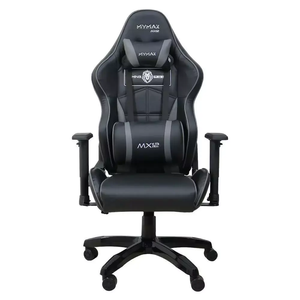 Cadeira De Escritório Mymax Mx12 Gamer Ergonômica Cor Preta