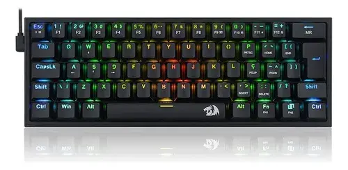Miniatura: Teclado Gamer Redragon Fizz Rgb K617-rgb-b Pt Brown