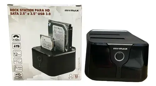 Miniatura: Dock Station USB 3.0 - HD Sata 2.5 e 3.5 - Preto