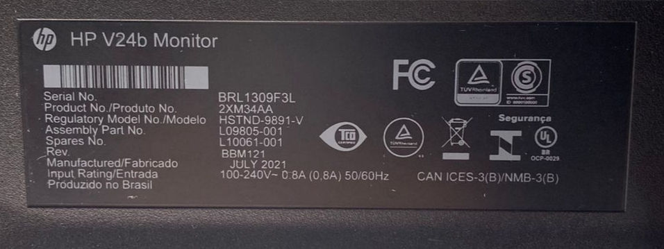 Miniatura: Monitor HP V24b