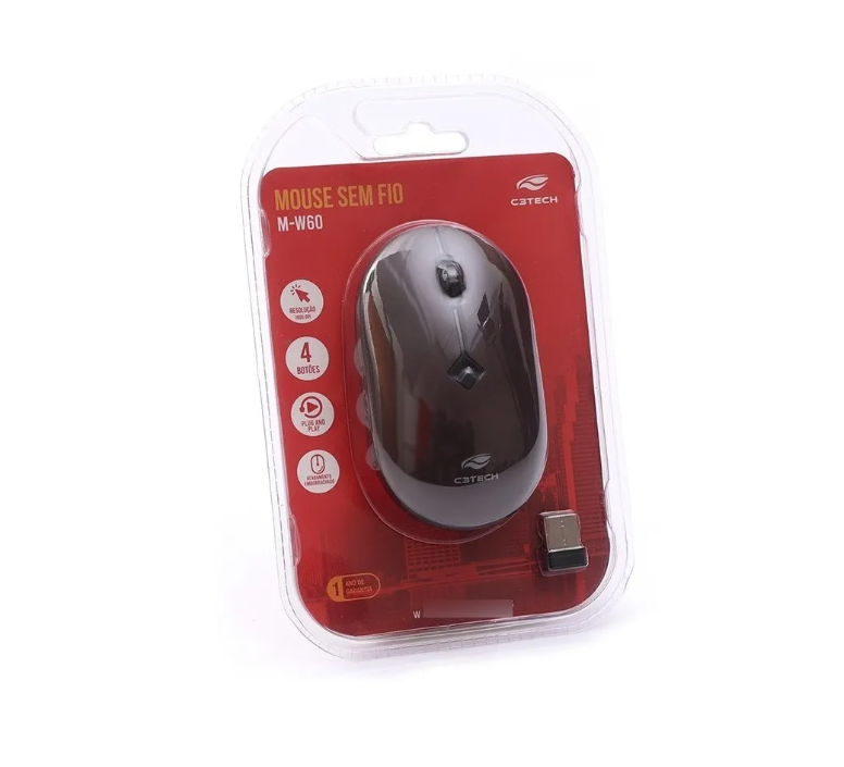 Miniatura: MOUSE S/FIO 1600DPI C3TECH M-W60RD VM