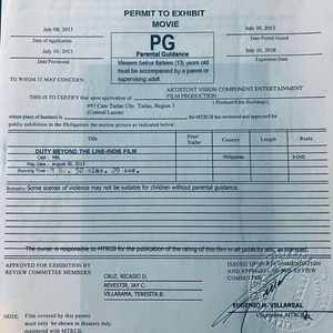 MTRCB permit