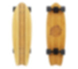 Buddy Bamboo longboard skateboard