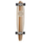 sidewalk pintail longboard underside