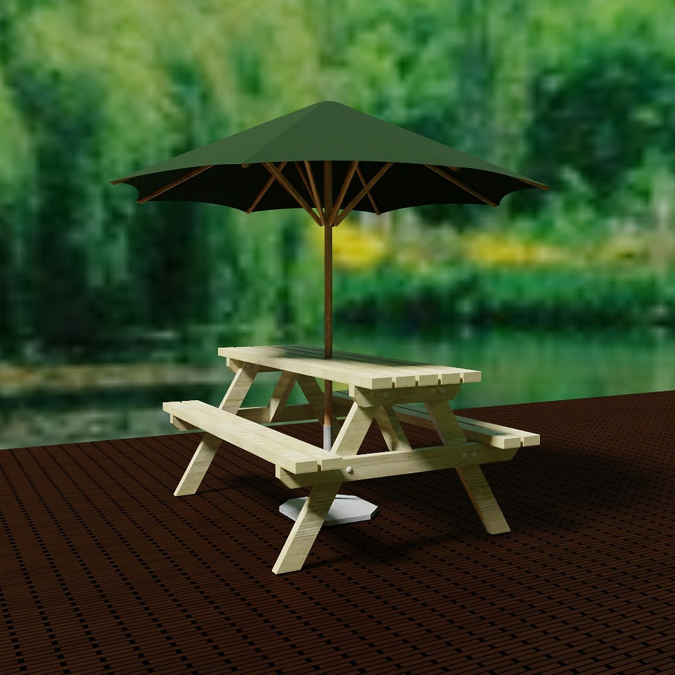 Thumbnail: UK Outdoor Bar Picnic Table Garden Patio Furniture Woodwork Plans