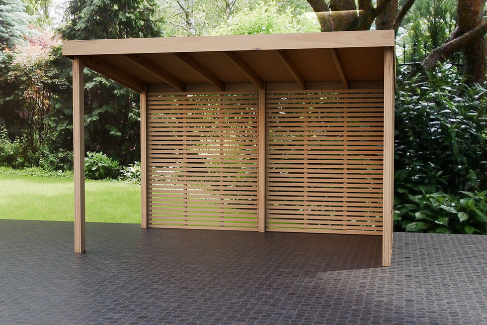 Thumbnail: UK Wooden Outdoor Garden Shelter 2.5m x 3.6m Barbeque BBQ Kitchen Shelter