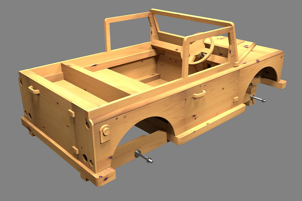 Thumbnail: Go Kart Landrover D90 Build Plans Do It Yourself Woodwork Plans