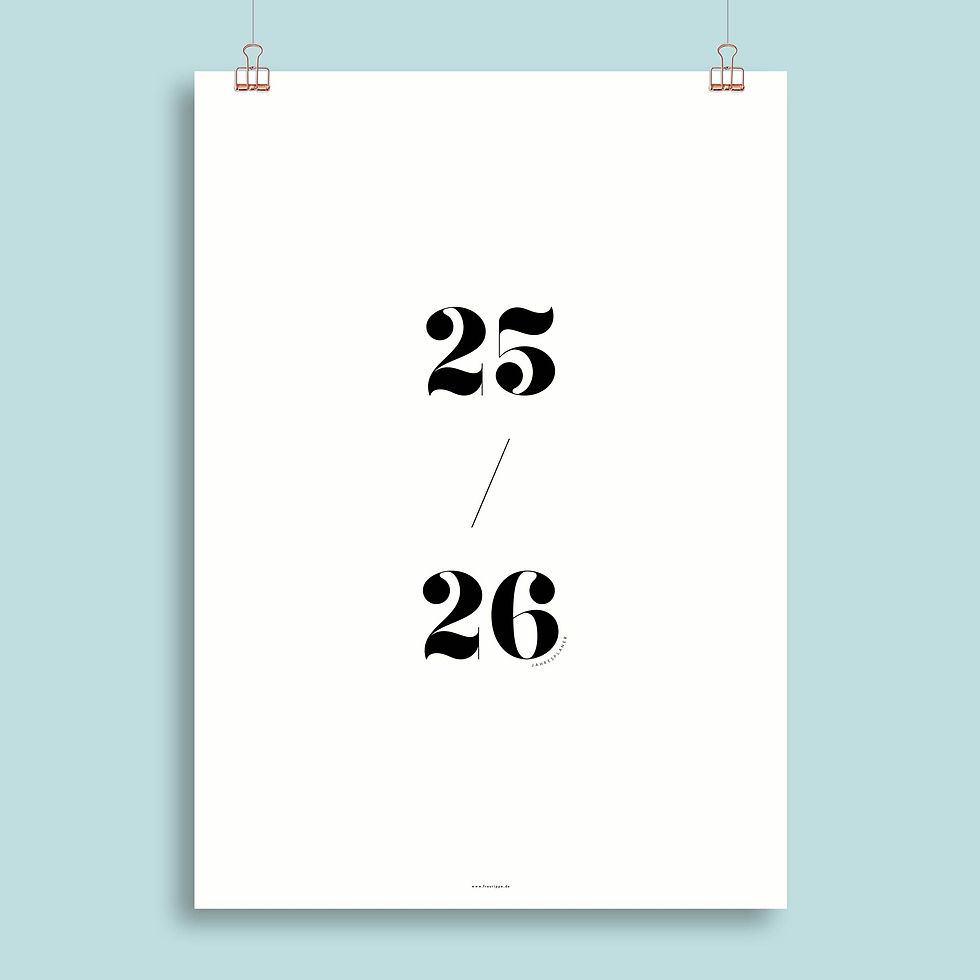 Miniaturbild: Monatskalender Nr. 06 / Din A3 / Personalisierbar
